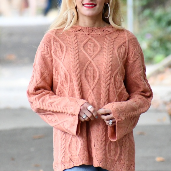 MODA ME COUTURE Sweaters - GRACE Cable Knit Sweater